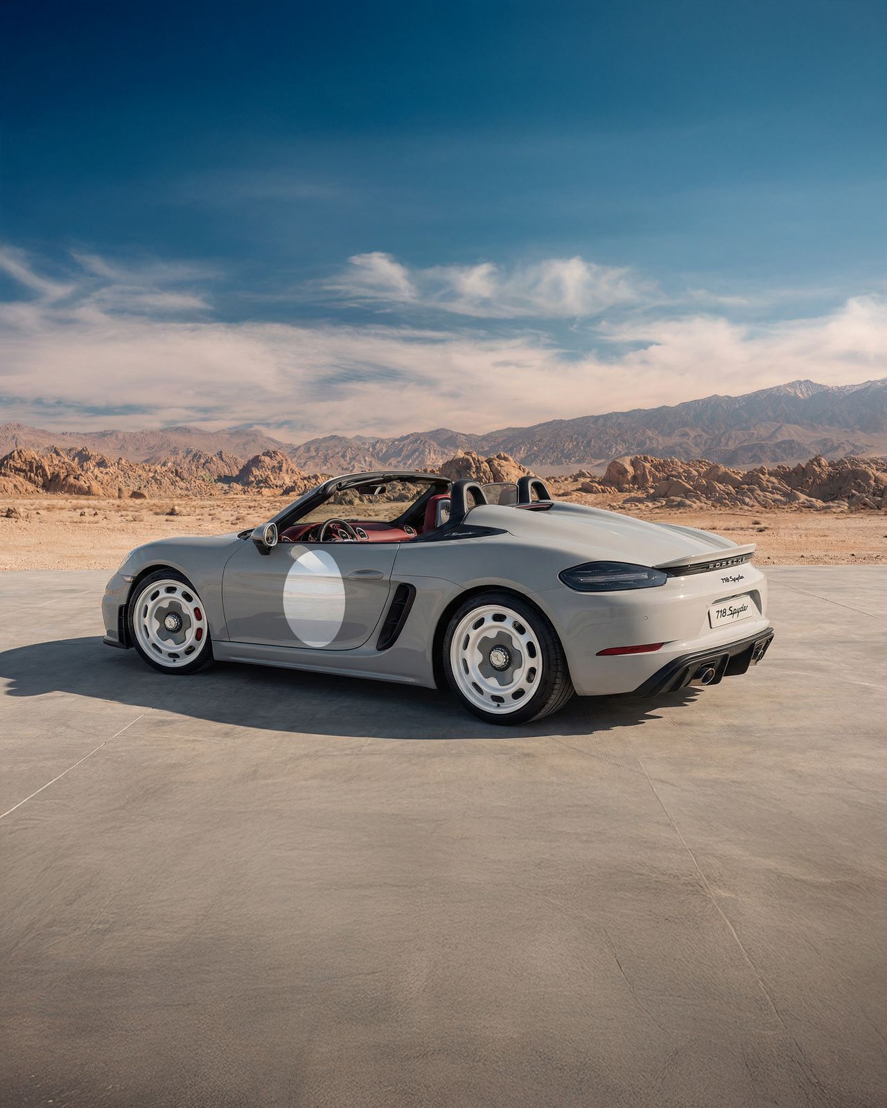 Porsche 718 Spyder on Jaeges RP wheels